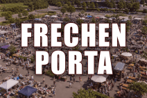 Frechen Porta mit Hintergrund